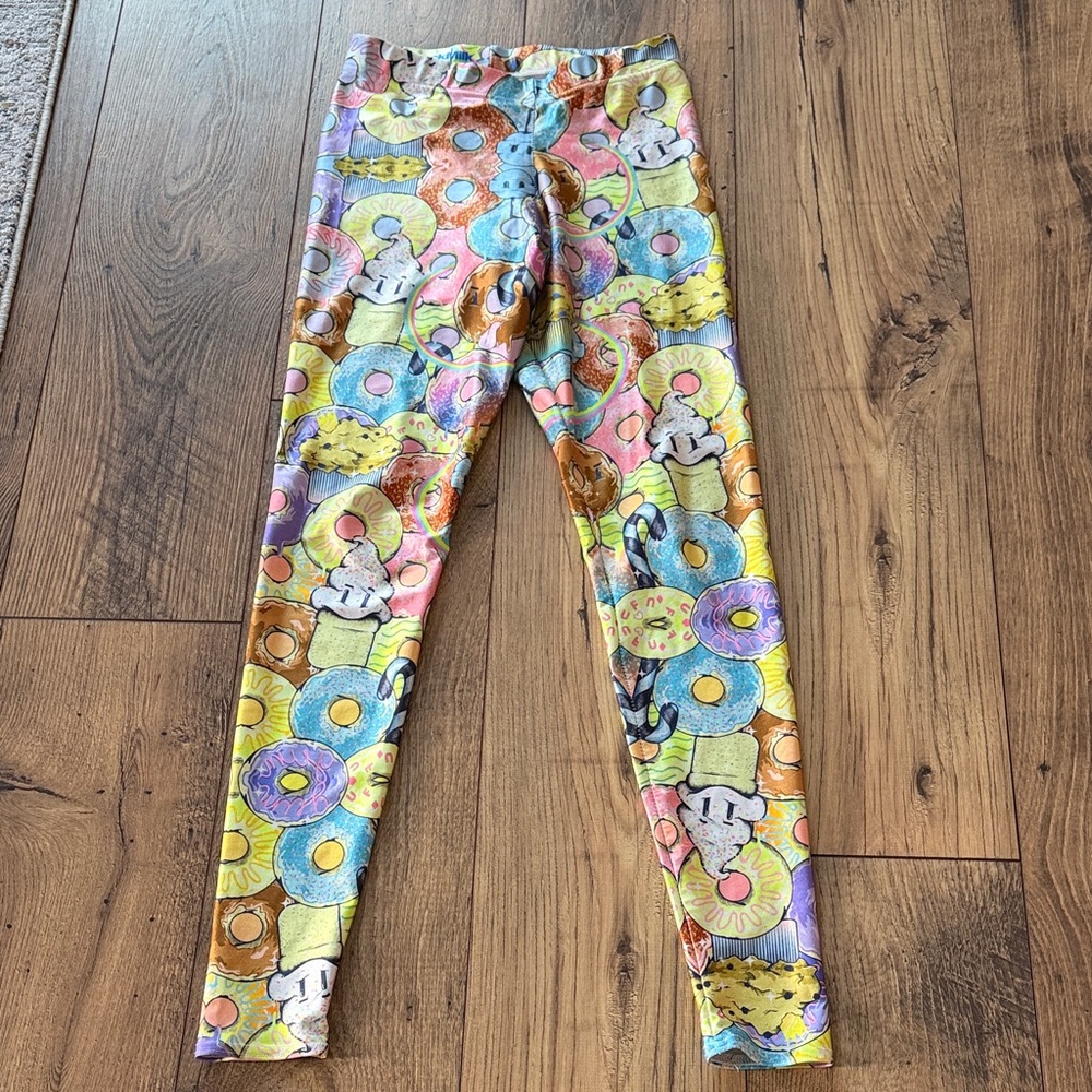 BlackMilk Clothing Small I Heart Junk Food Leggings – Rare Gus Fink Collab EUC
